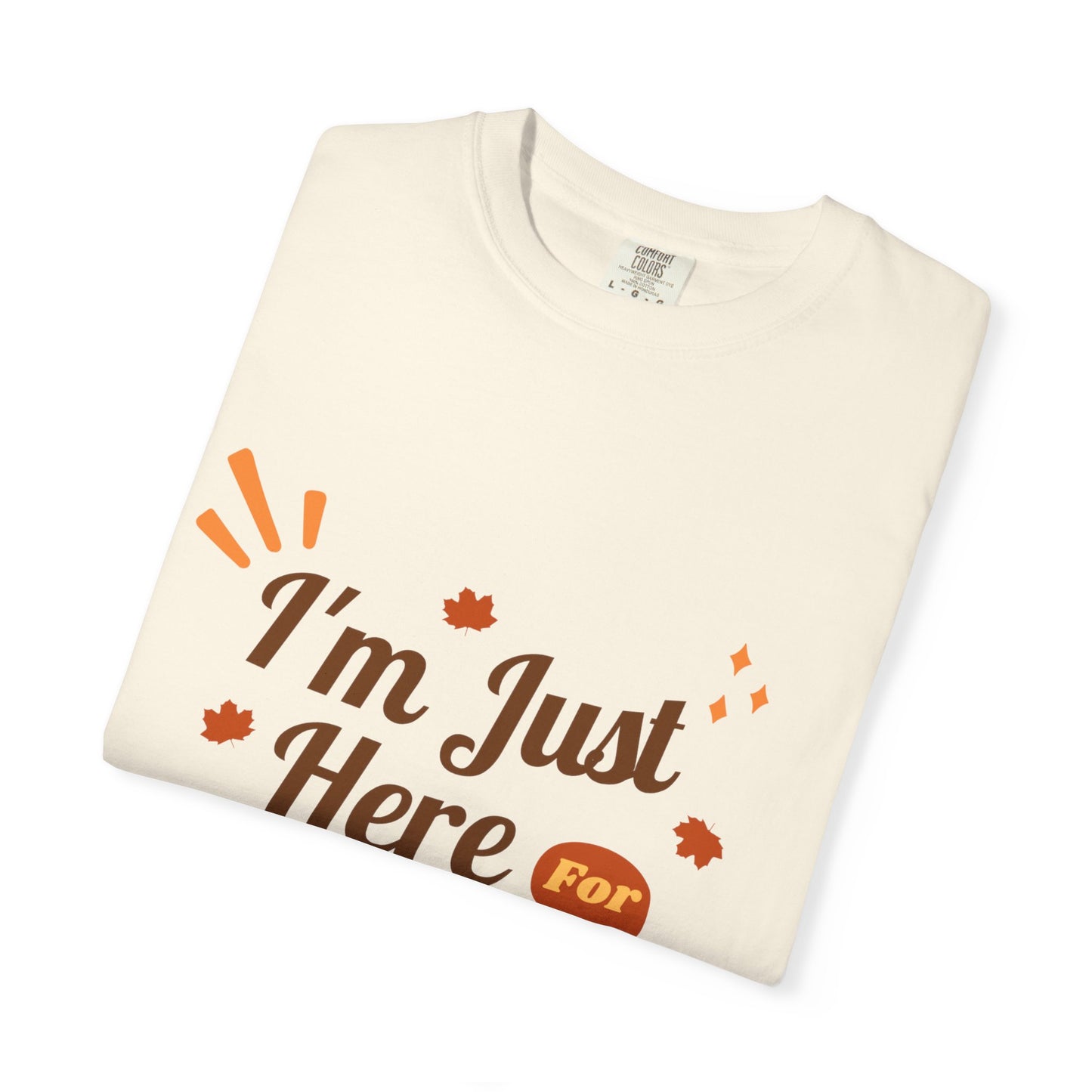 Thanksgiving Turkey T-shirt, Unisex Garment-Dyed Top, Fall Holiday Apparel, Casual Thanksgiving Outfit, Gift for Turkey Lovers