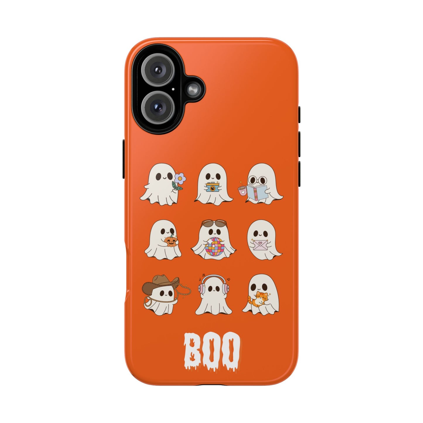 Ghostly Boo Phone Case, Halloween Cases, Cute Ghost Phone Cover, Trick-or-Treat Accessories, Spooky Gift for Halloween