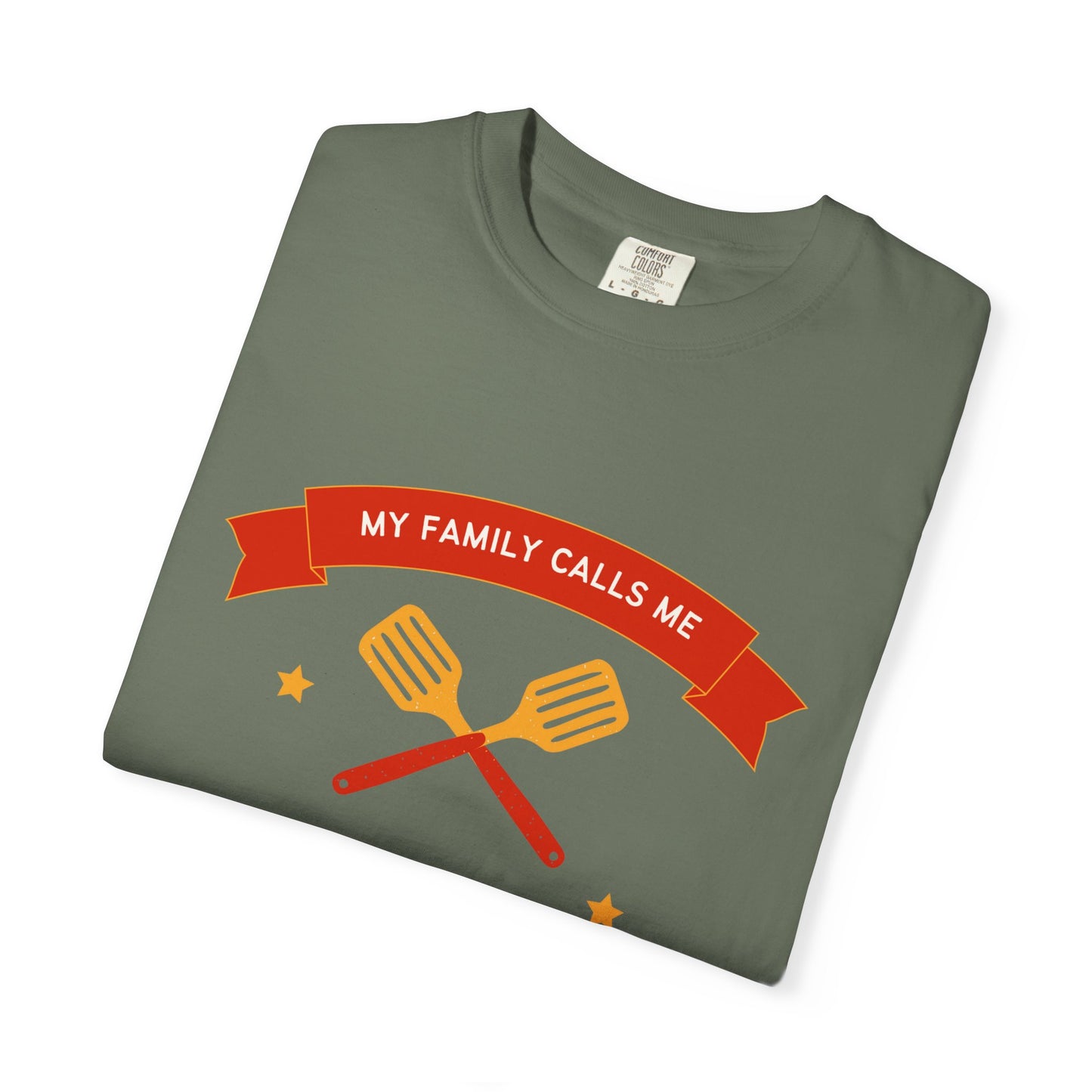 King of the Grill T-shirt | Unisex Garment-Dyed Tee for BBQ Lovers, Father's Day Gift, Cooking Enthusiasts, Summer Parties, Family