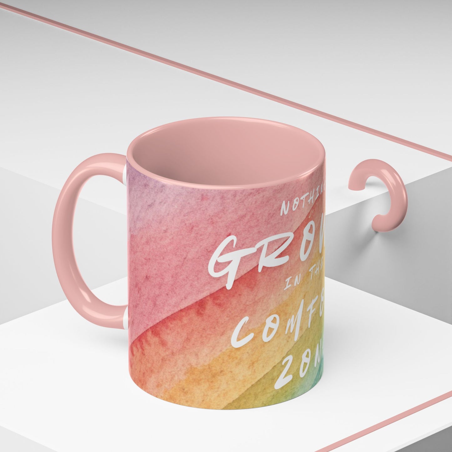 Inspirational Coffee Mug - "Nothing Grows in the Comfort Zone"