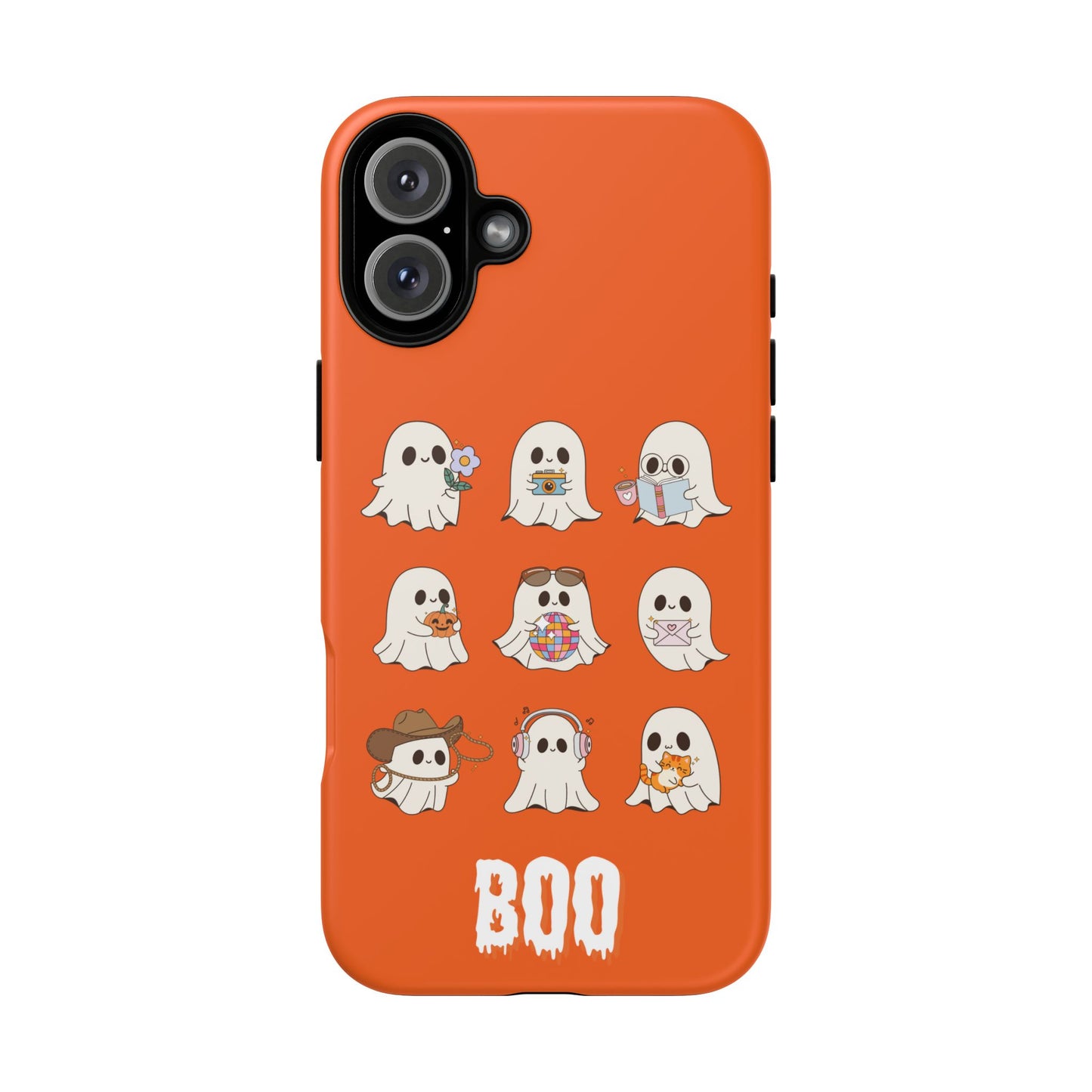 Ghostly Boo Phone Case, Halloween Cases, Cute Ghost Phone Cover, Trick-or-Treat Accessories, Spooky Gift for Halloween