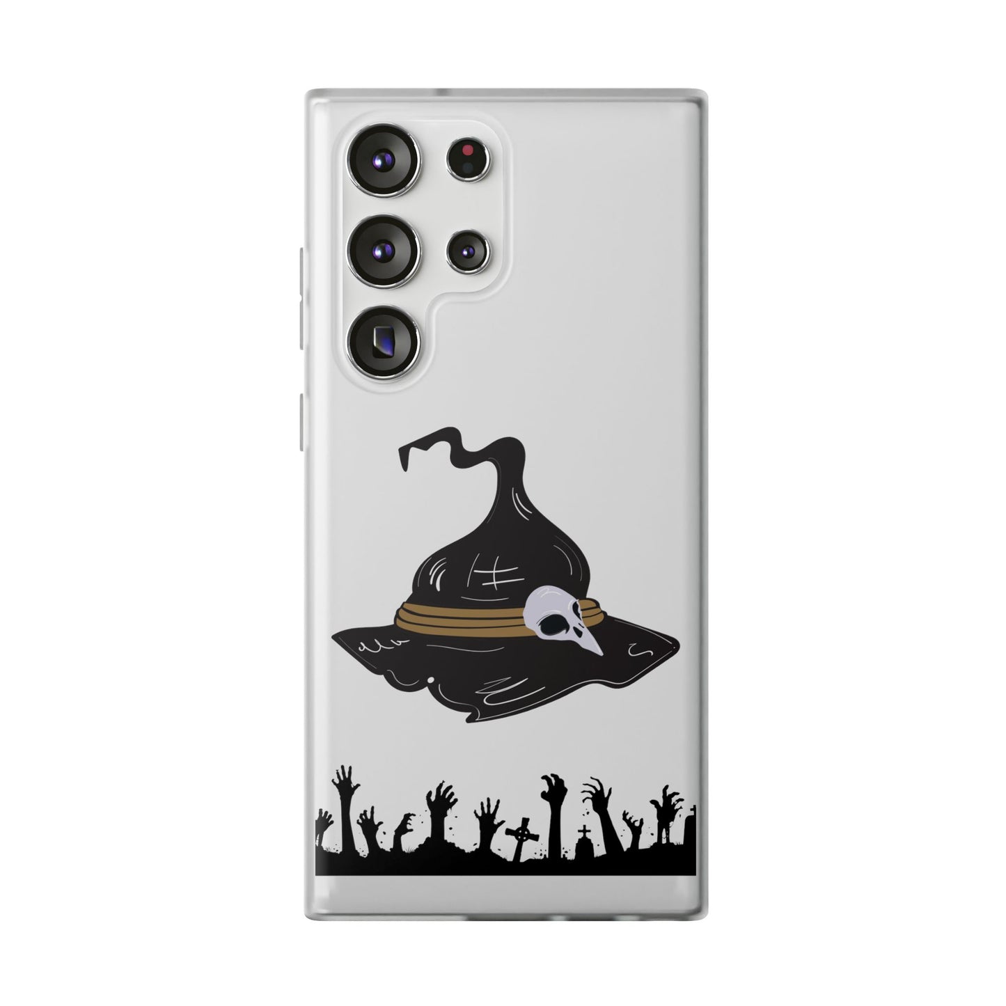 Halloween Witch Hat Flexi Cases, Spooky Phone Covers, Witchy Gift Ideas, Fall Decor, Unique Cellphone Accessories