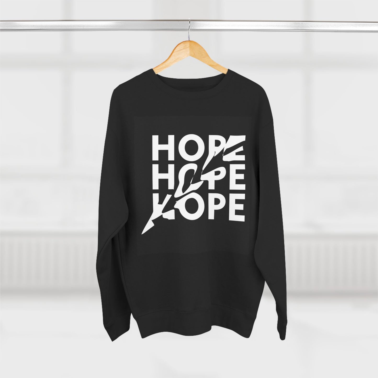 Hope Unisex Crewneck Sweatshirt, Inspirational Gift, Cozy Apparel, Motivational Wear, Encouragement Outfit, Everyday Comfort