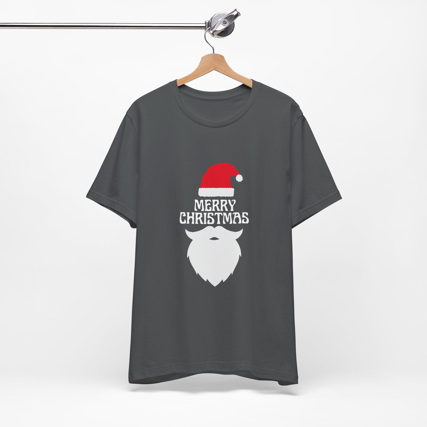 Merry Christmas Unisex Jersey Short Sleeve Tee, Holiday Apparel, Winter Fashion, Gift for Him/Her, Christmas Celebration, Festive Shirt