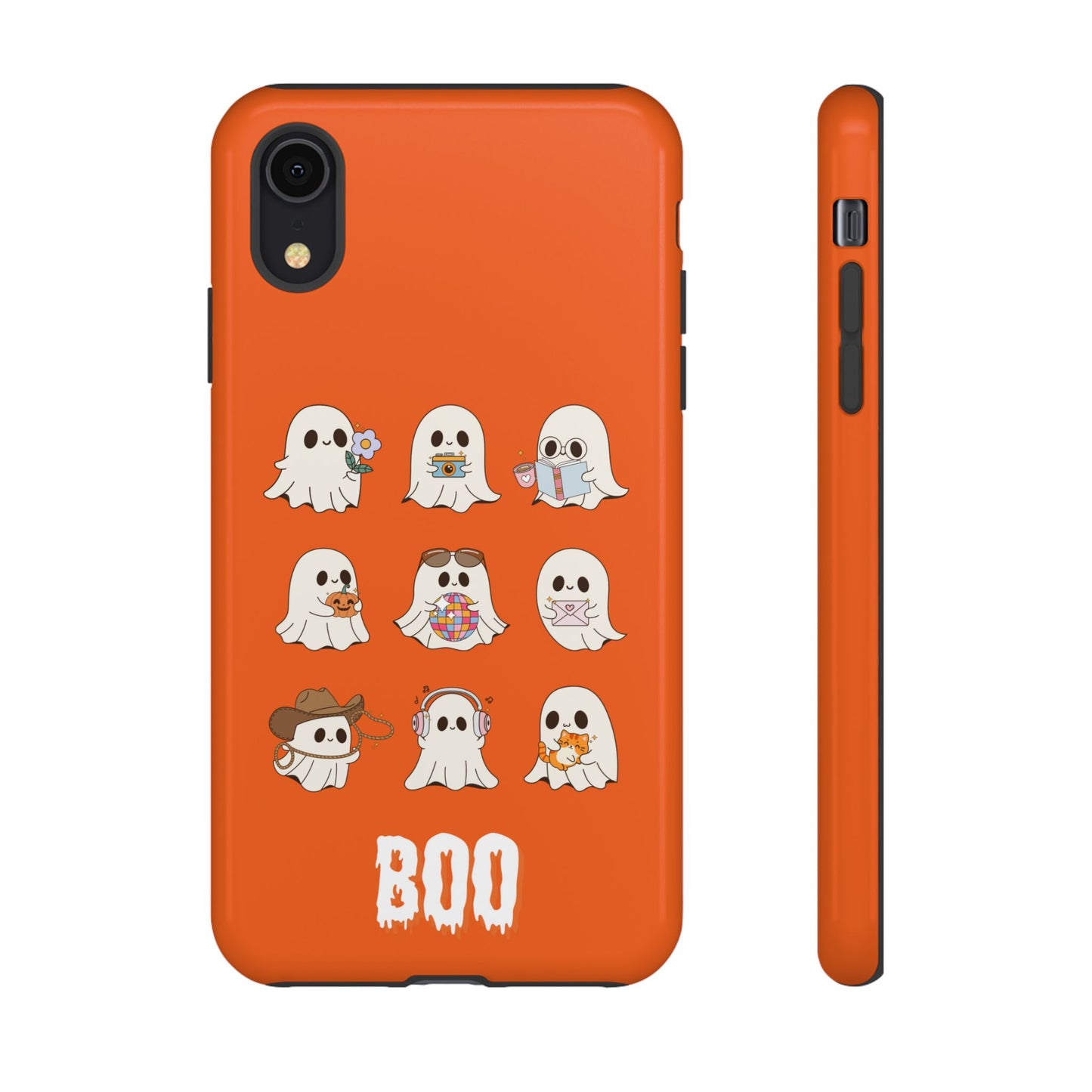 Ghostly Boo Phone Case, Halloween Cases, Cute Ghost Phone Cover, Trick-or-Treat Accessories, Spooky Gift for Halloween
