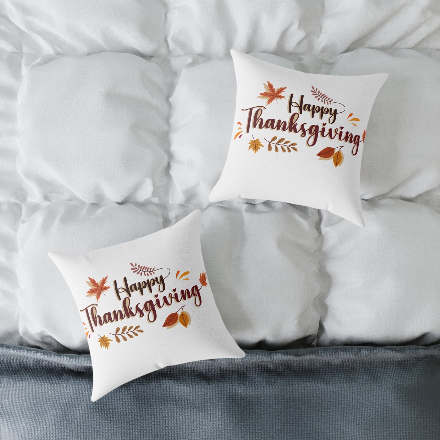 Thanksgiving Decorative Pillow, Cozy Fall Home Decor, Autumn Accent Cushion, Seasonal Gift Idea, Harvest Celebration Decoration