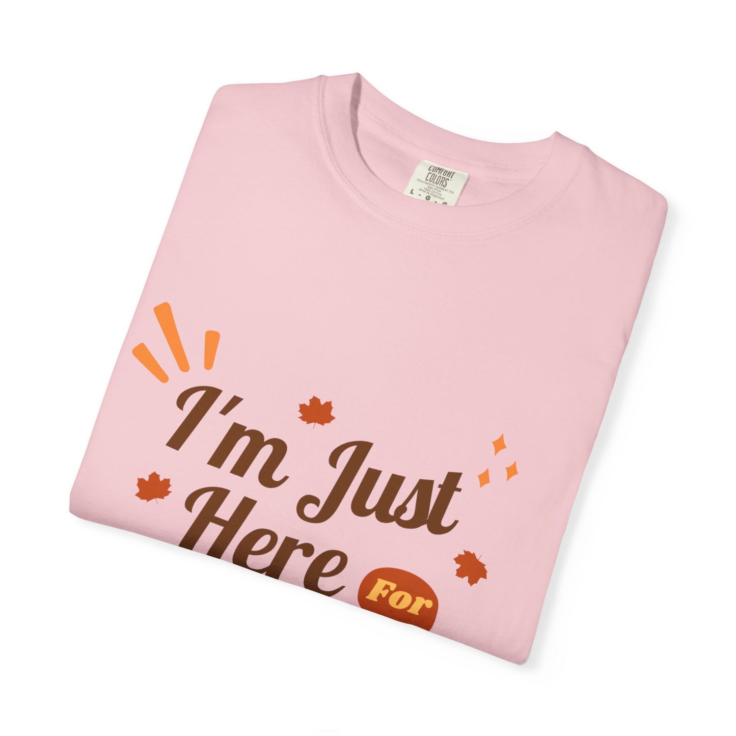 Thanksgiving Turkey T-shirt, Unisex Garment-Dyed Top, Fall Holiday Apparel, Casual Thanksgiving Outfit, Gift for Turkey Lovers