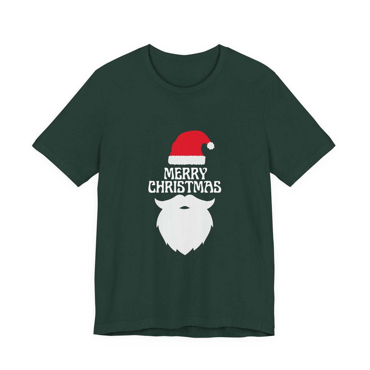 Merry Christmas Unisex Jersey Short Sleeve Tee, Holiday Apparel, Winter Fashion, Gift for Him/Her, Christmas Celebration, Festive Shirt
