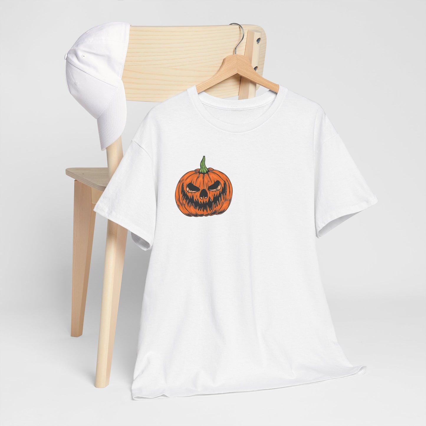 Halloween Unisex Tee, Spooky Pumpkin Shirt, Trick or Treat Graphic T-Shirt, Fall Clothing, Halloween Party Attire