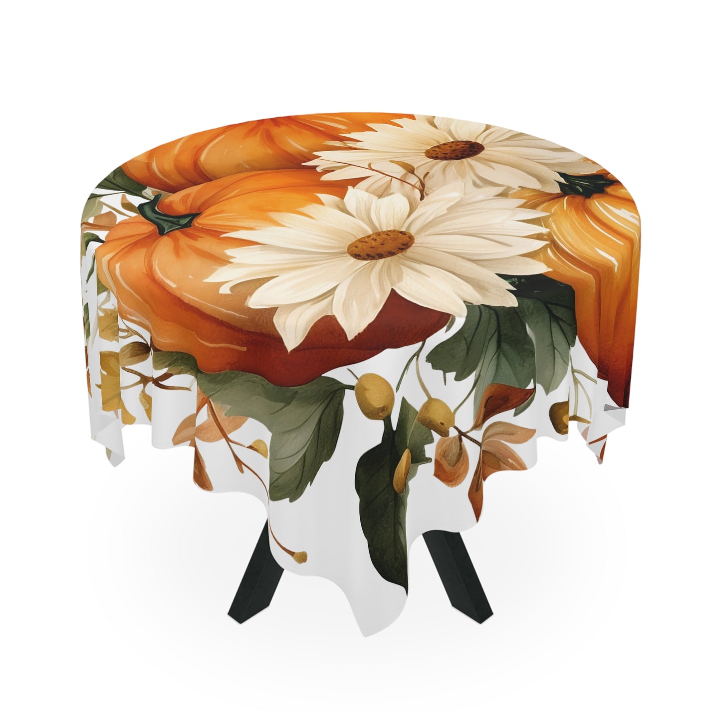 Autumn Floral Tablecloth with Pumpkins and Daisies | Fall Decor, Harvest Table Cover, Thanksgiving Table Setting, Seasonal Home Decor, [...]