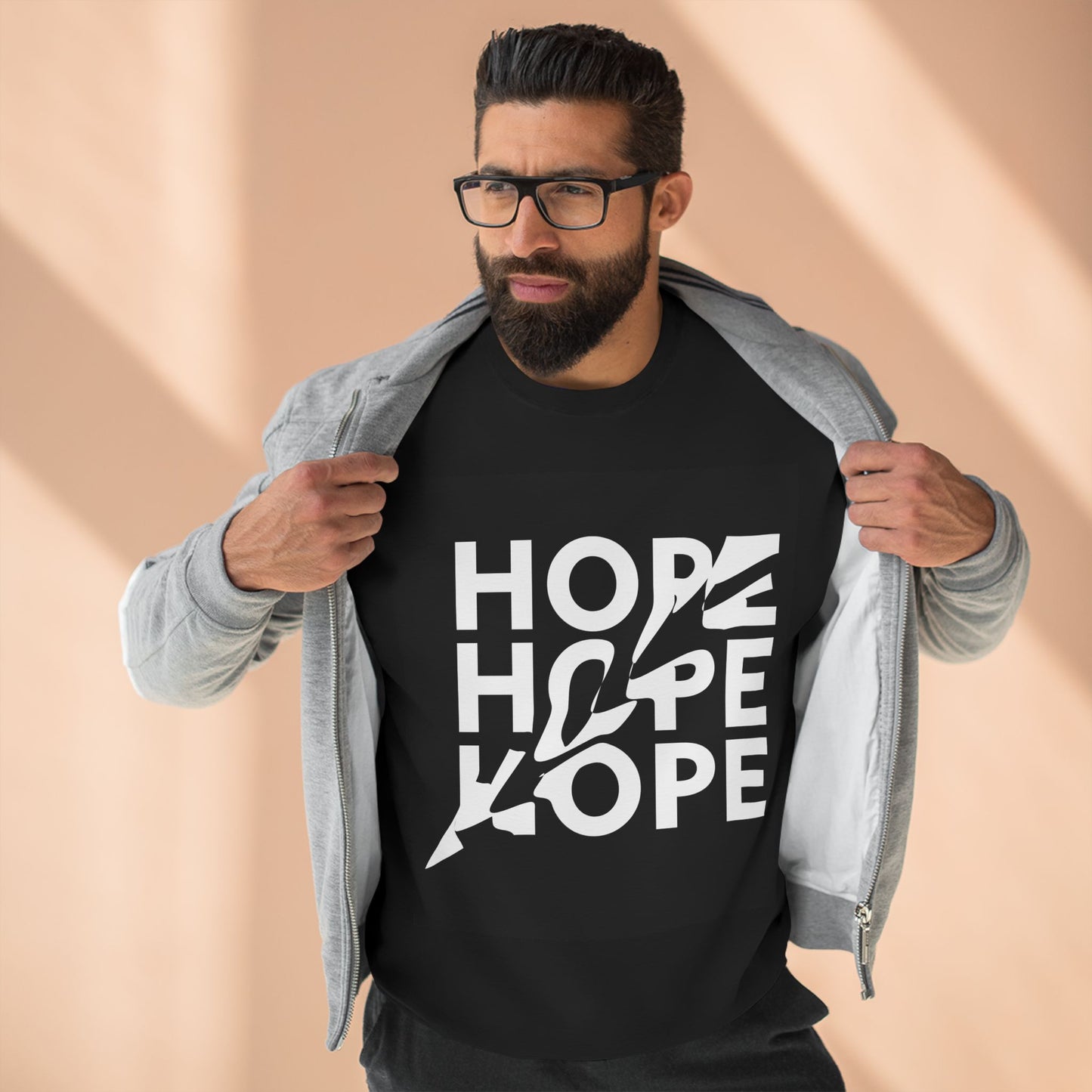 Hope Unisex Crewneck Sweatshirt, Inspirational Gift, Cozy Apparel, Motivational Wear, Encouragement Outfit, Everyday Comfort