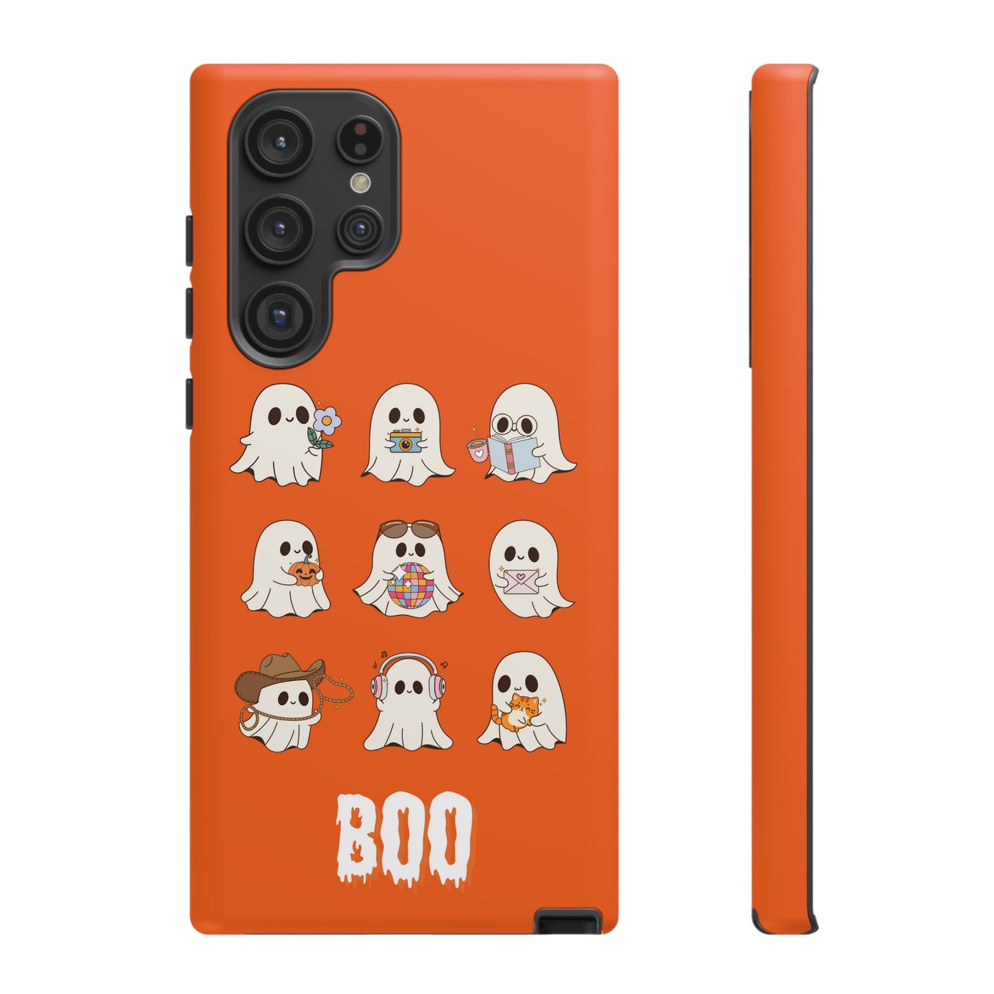 Ghostly Boo Phone Case, Halloween Cases, Cute Ghost Phone Cover, Trick-or-Treat Accessories, Spooky Gift for Halloween