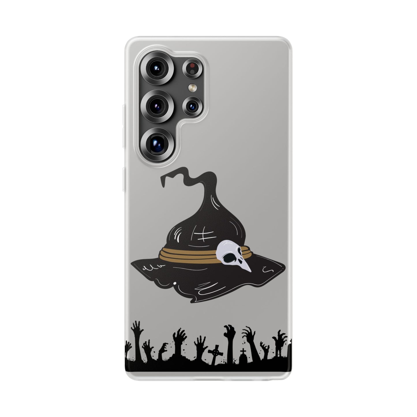 Halloween Witch Hat Flexi Cases, Spooky Phone Covers, Witchy Gift Ideas, Fall Decor, Unique Cellphone Accessories