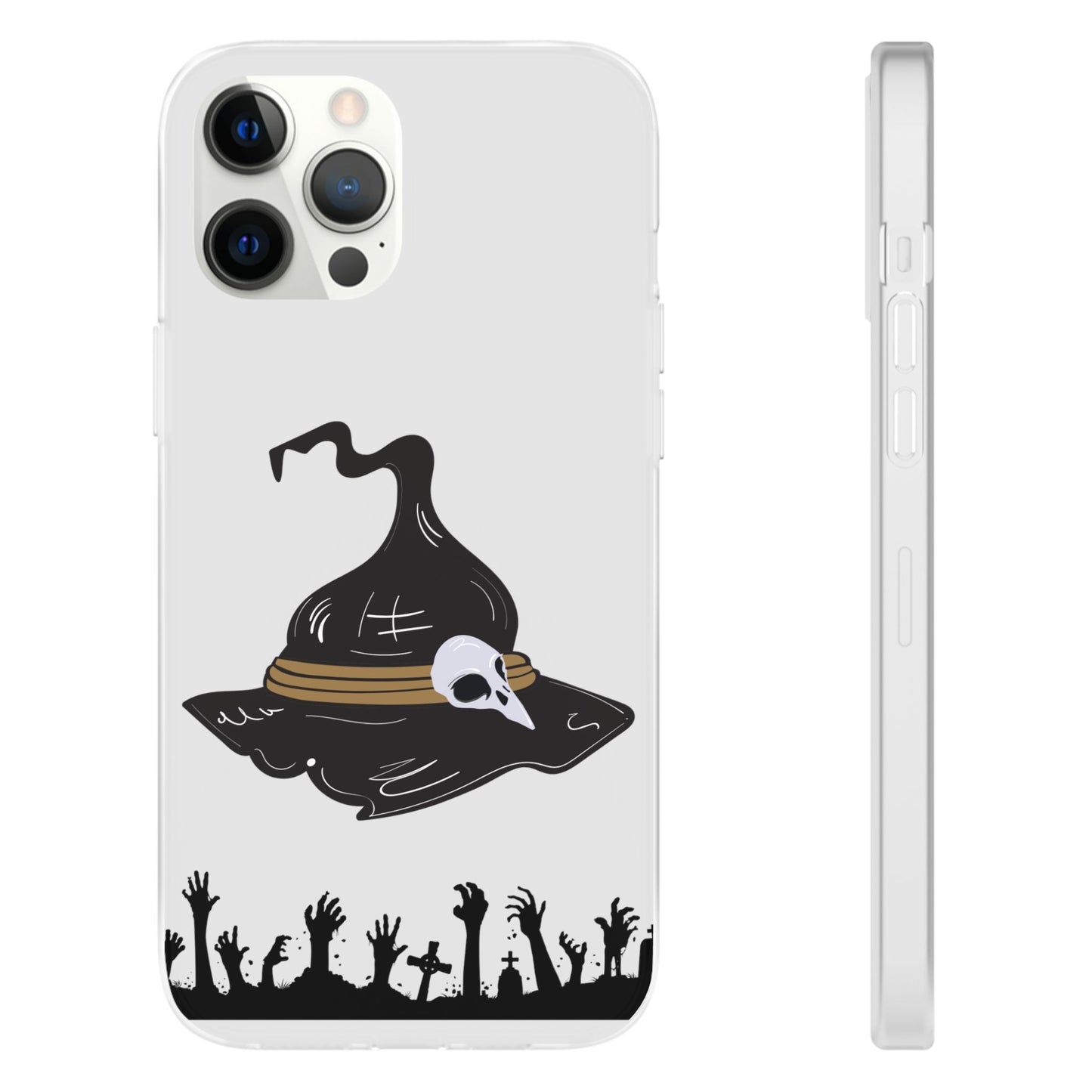 Halloween Witch Hat Flexi Cases, Spooky Phone Covers, Witchy Gift Ideas, Fall Decor, Unique Cellphone Accessories