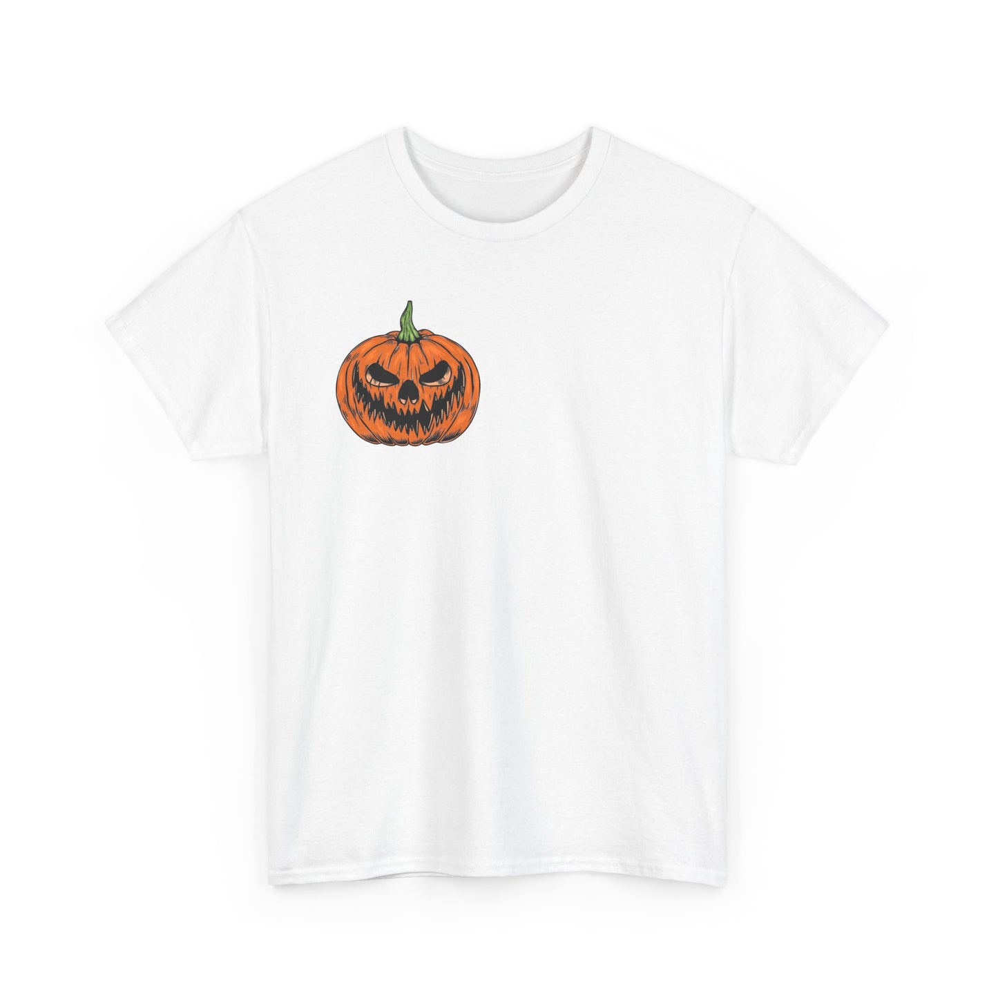 Halloween Unisex Tee, Spooky Pumpkin Shirt, Trick or Treat Graphic T-Shirt, Fall Clothing, Halloween Party Attire