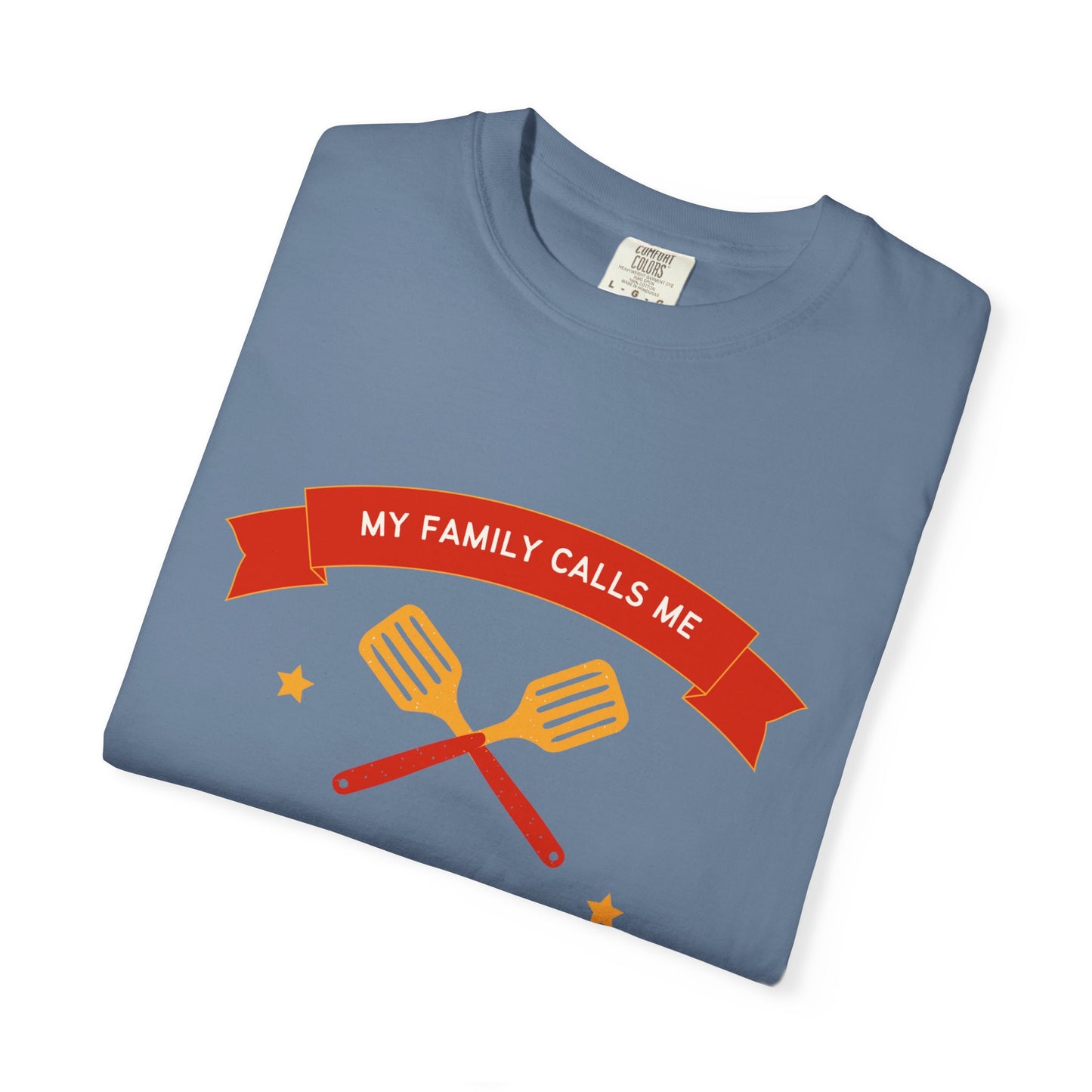 King of the Grill T-shirt | Unisex Garment-Dyed Tee for BBQ Lovers, Father's Day Gift, Cooking Enthusiasts, Summer Parties, Family