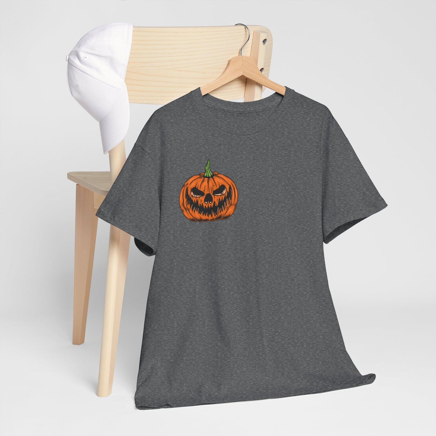 Halloween Unisex Tee, Spooky Pumpkin Shirt, Trick or Treat Graphic T-Shirt, Fall Clothing, Halloween Party Attire