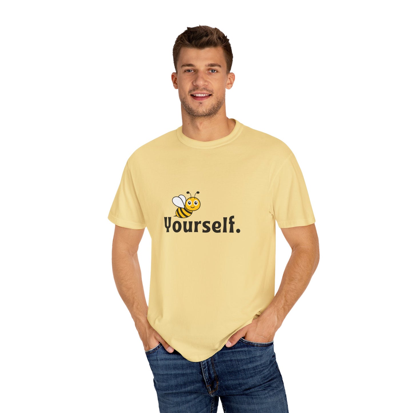 Bee Yourself Unisex T-shirt, Fun Graphic Tee, Casual Wear, Home or Outdoor Activities
