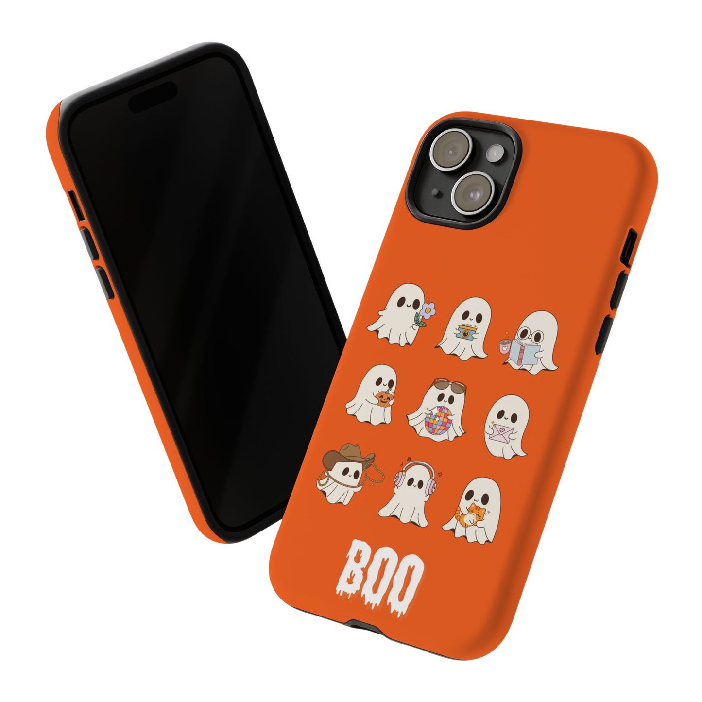 Ghostly Boo Phone Case, Halloween Cases, Cute Ghost Phone Cover, Trick-or-Treat Accessories, Spooky Gift for Halloween