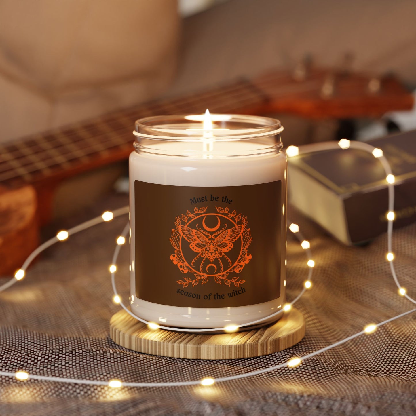 "Must Be the Season of the Witch" Scented Soy Candle, Autumn Vibes, Witchy Home Decor, Cozy Gift for Fall, Seasonal Aromatherapy,