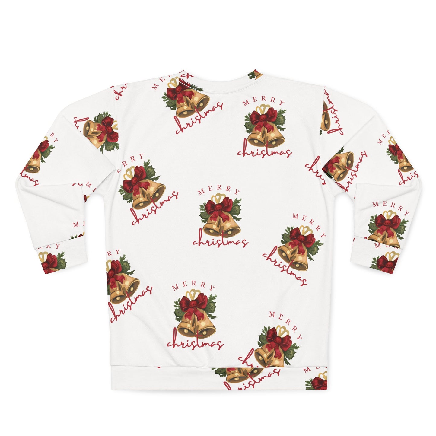 Festive Christmas Sweatshirt, Cozy Winter Gift, Unisex Holiday Apparel, Merry Christmas, Seasonal Clothing, Gift Idea, AOP Design