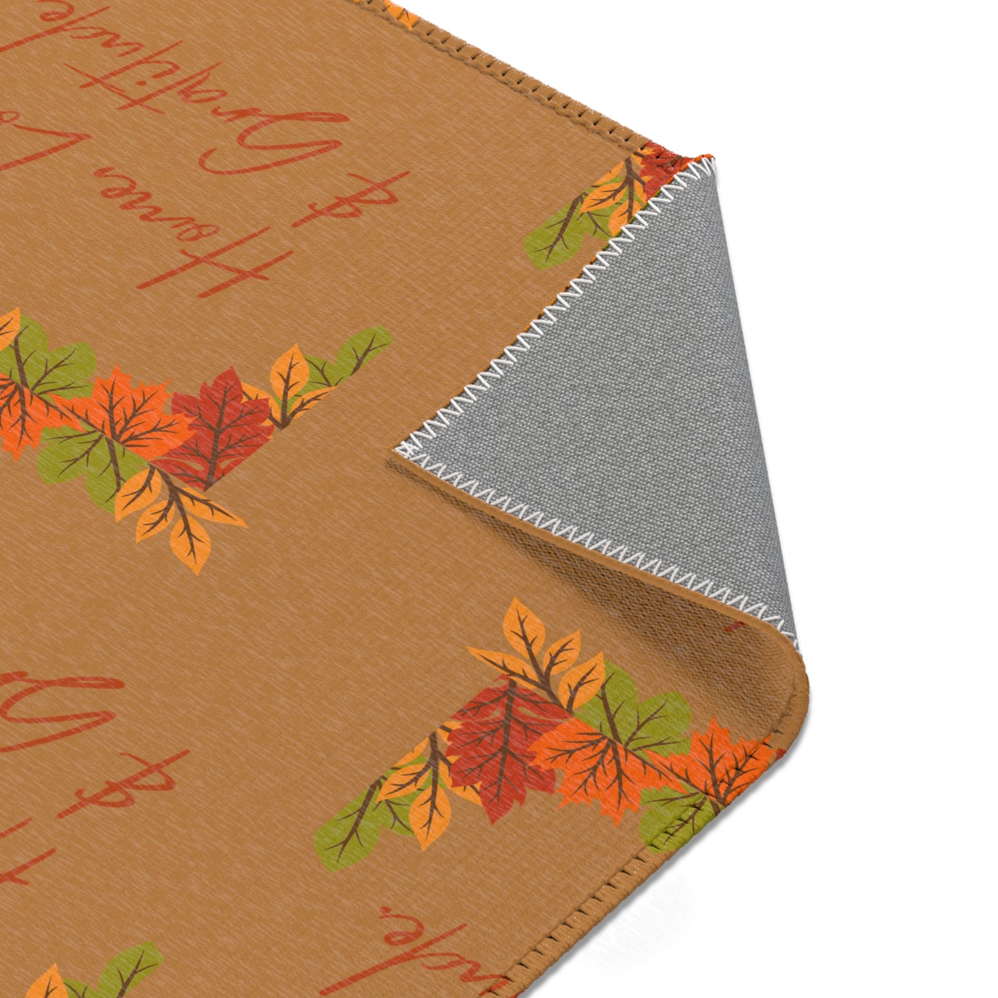 Autumn Area Rugs, Home, Love & Gratitude, Cozy Home Decor, Harvest Season Rugs, Thanksgiving Decorations