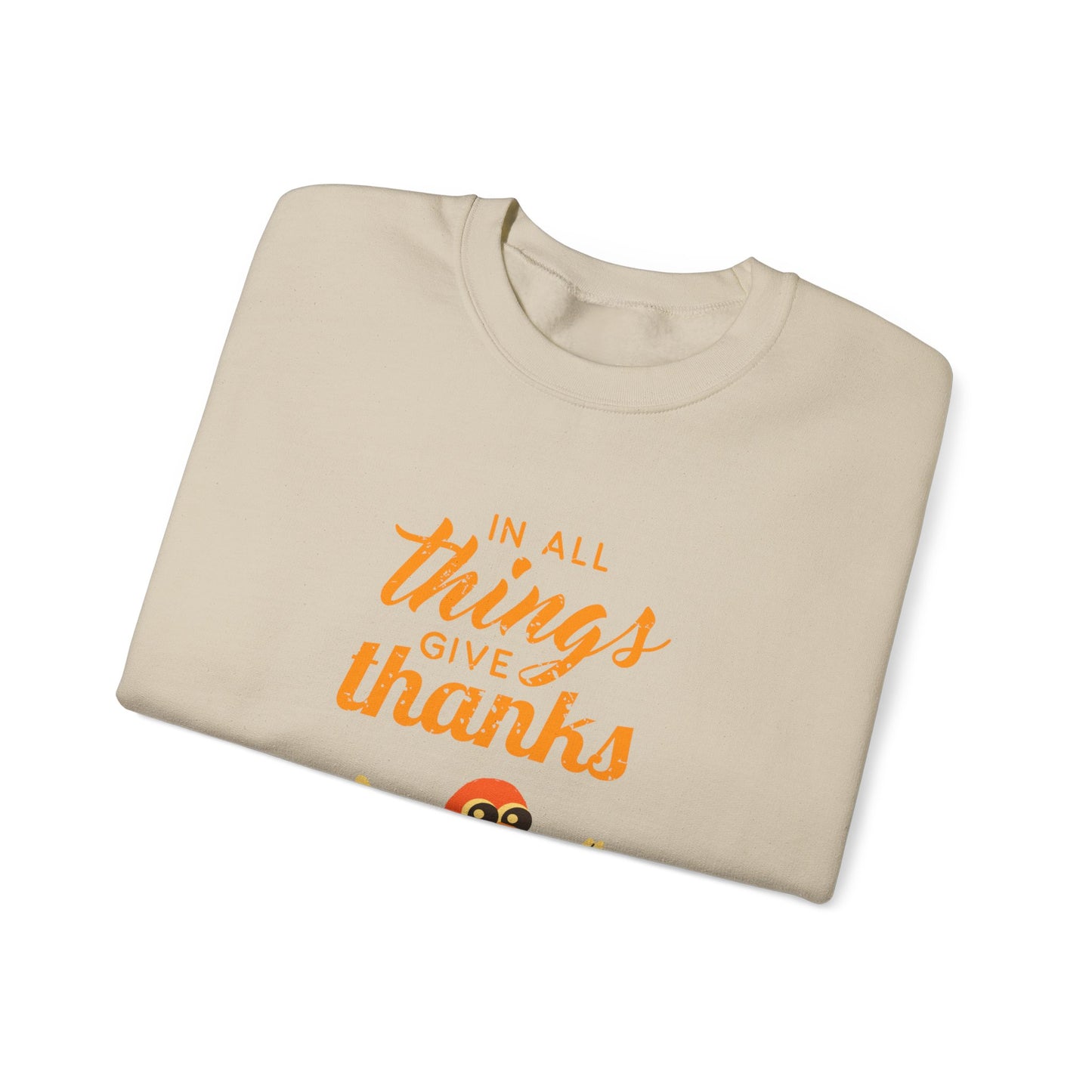 Thanksgiving Crewneck Sweatshirt, Unisex Sweatshirt, Cozy Fall Apparel, Holiday Gift, Seasonal Sweater