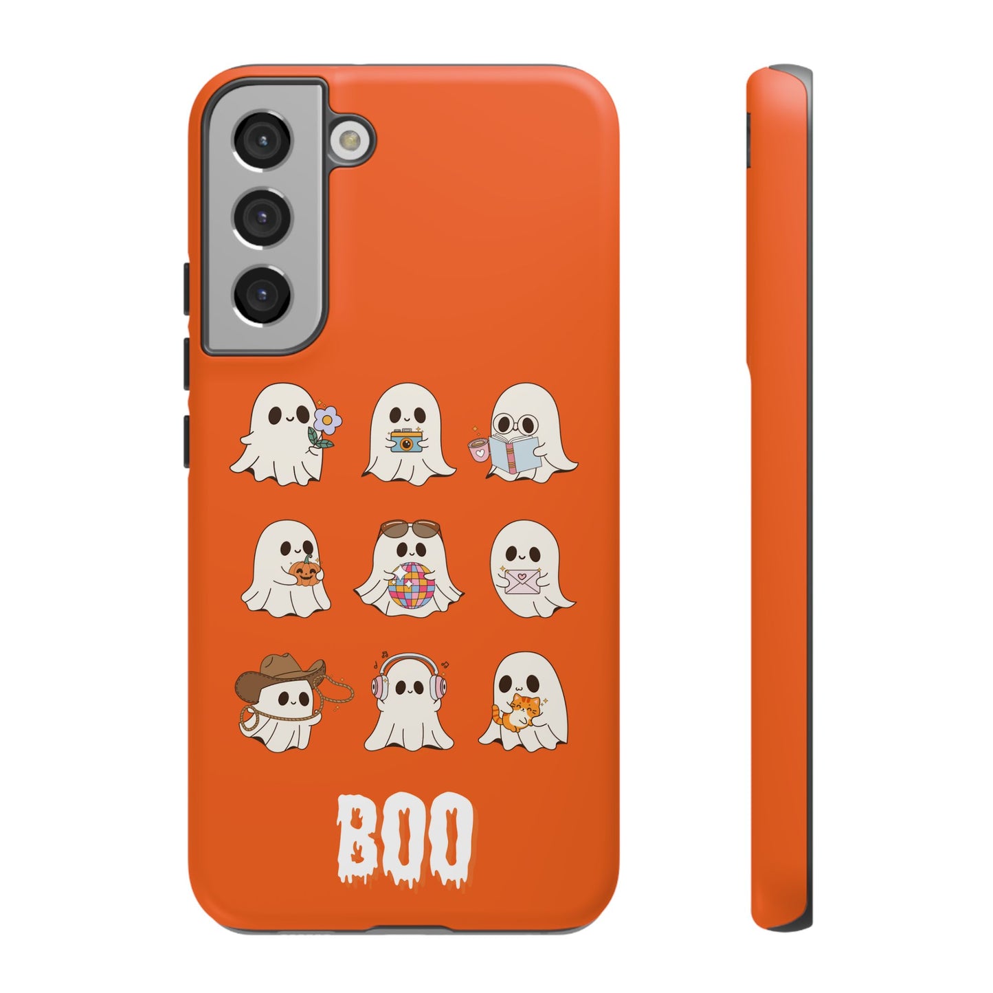 Ghostly Boo Phone Case, Halloween Cases, Cute Ghost Phone Cover, Trick-or-Treat Accessories, Spooky Gift for Halloween
