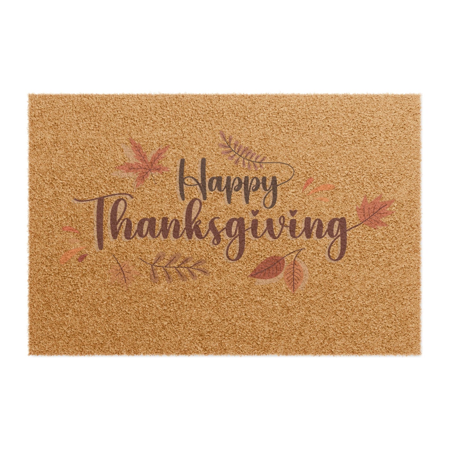 Thanksgiving Doormat, Fall Decor Entry Rug, Seasonal Welcome Mat, Autumn Home Decor, Holiday Gift for Hosts, Merry Thanksgiving