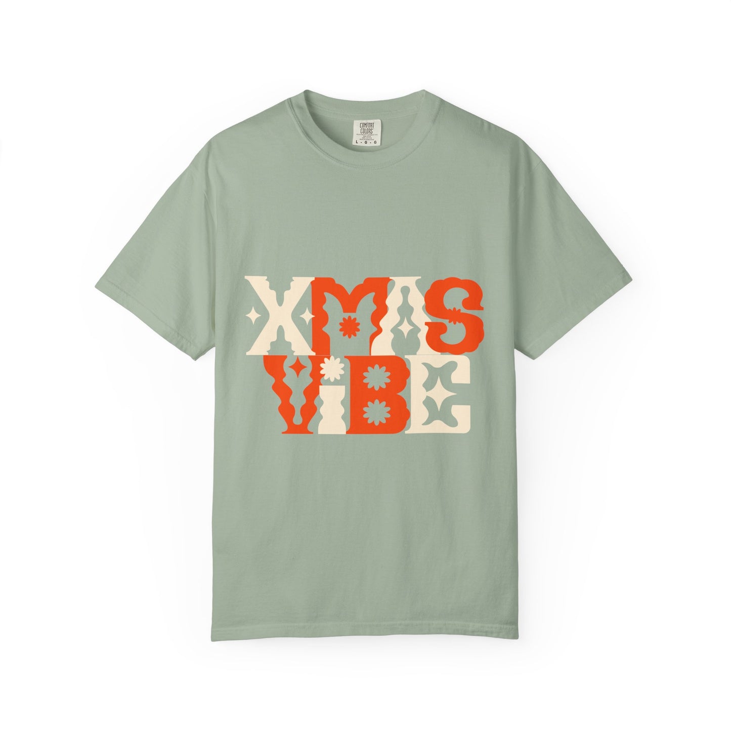 XMAS VIBE Unisex Garment-Dyed T-Shirt | Holiday Tee, Christmas Gift, Festive Apparel, Casual Wear, Vintage Style