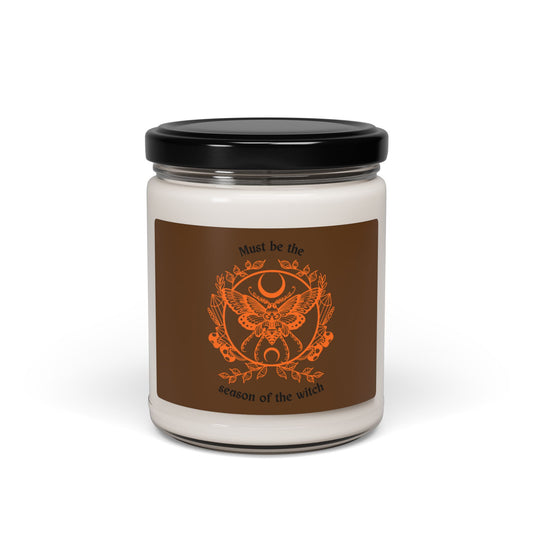 "Must Be the Season of the Witch" Scented Soy Candle, Autumn Vibes, Witchy Home Decor, Cozy Gift for Fall, Seasonal Aromatherapy,