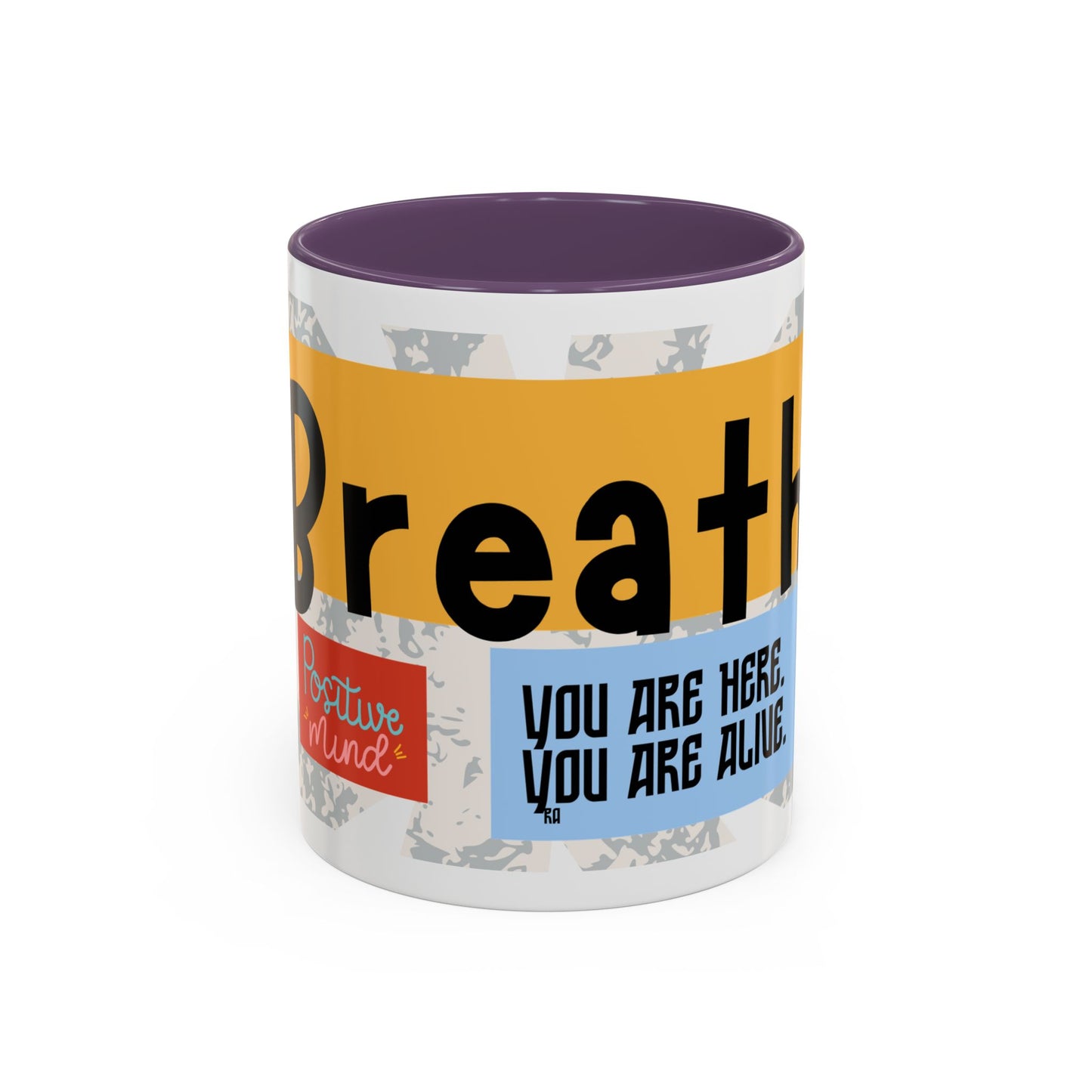 Inspirational Accent Coffee Mug - Mindful Reminder for Daily Positivity