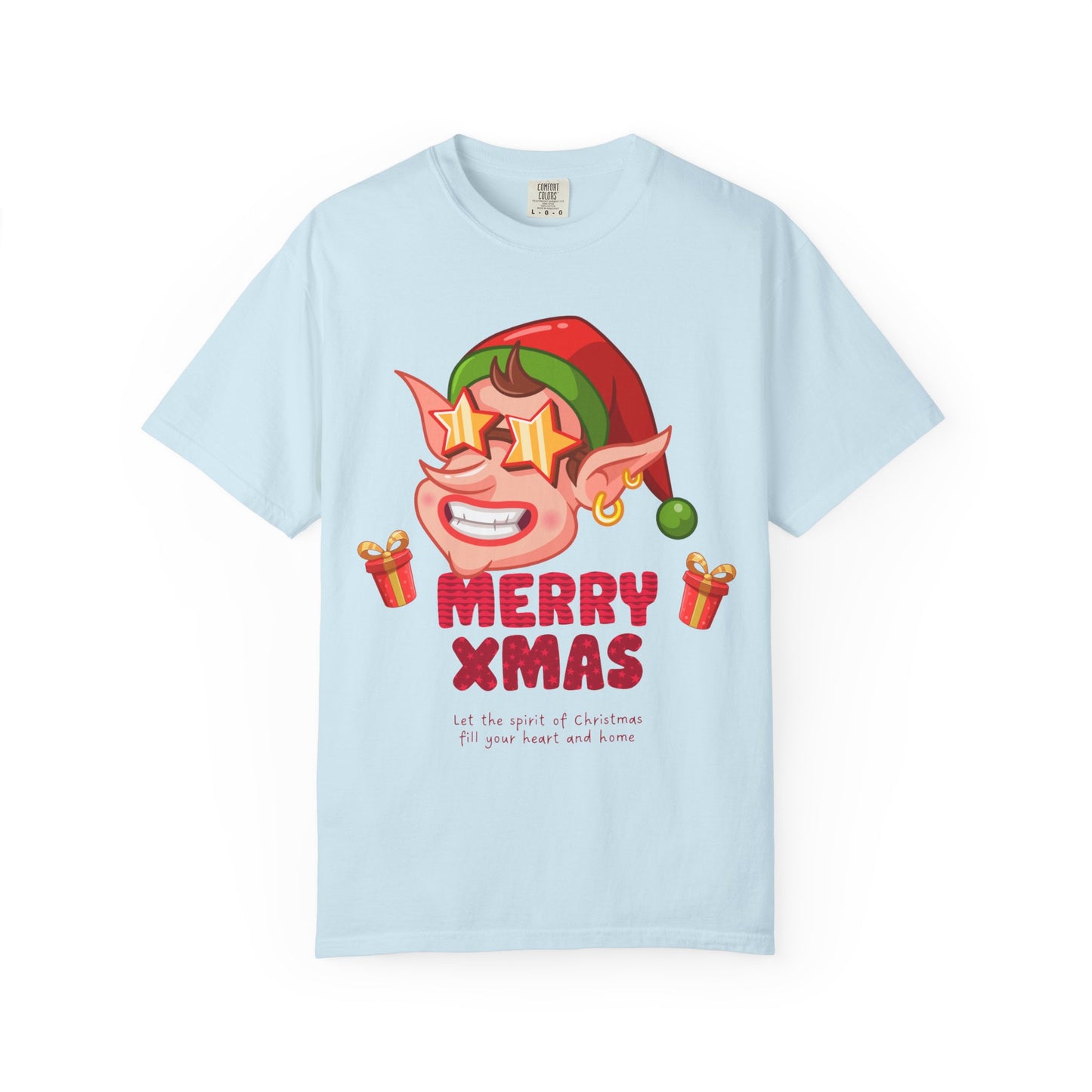 Fun Christmas Elf T-Shirt, Holiday Apparel, Merry Xmas Shirt, Unisex Gift, Festive Clothing, Xmas Party Outfit