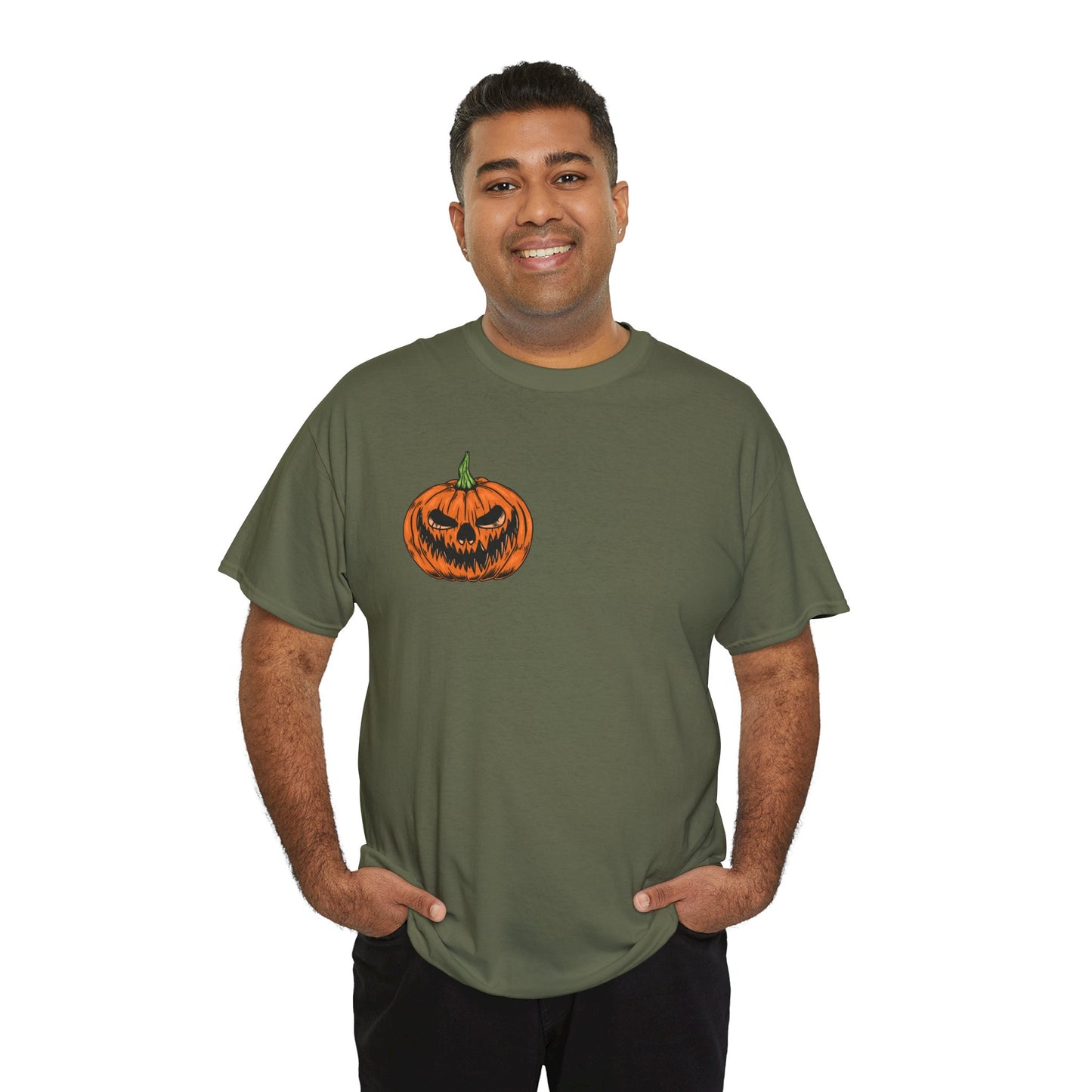 Halloween Unisex Tee, Spooky Pumpkin Shirt, Trick or Treat Graphic T-Shirt, Fall Clothing, Halloween Party Attire