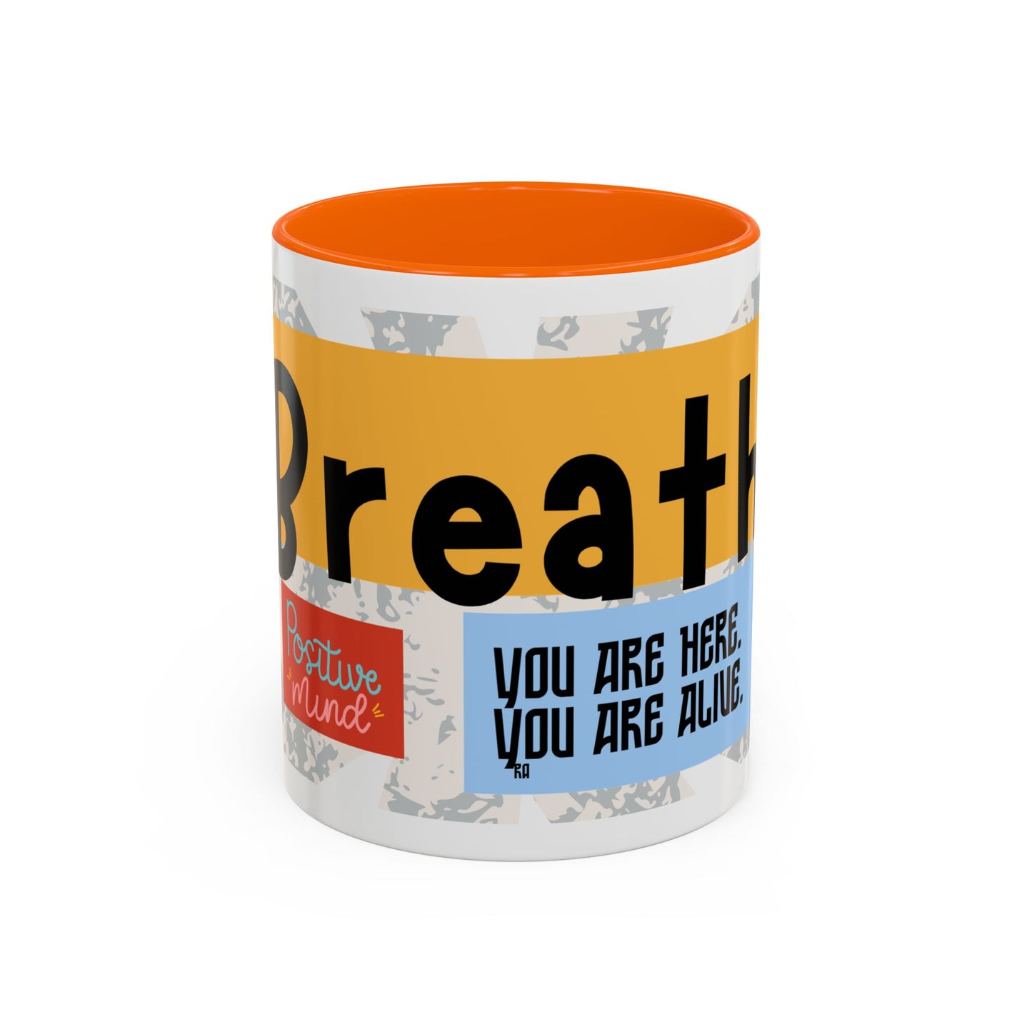 Inspirational Accent Coffee Mug - Mindful Reminder for Daily Positivity