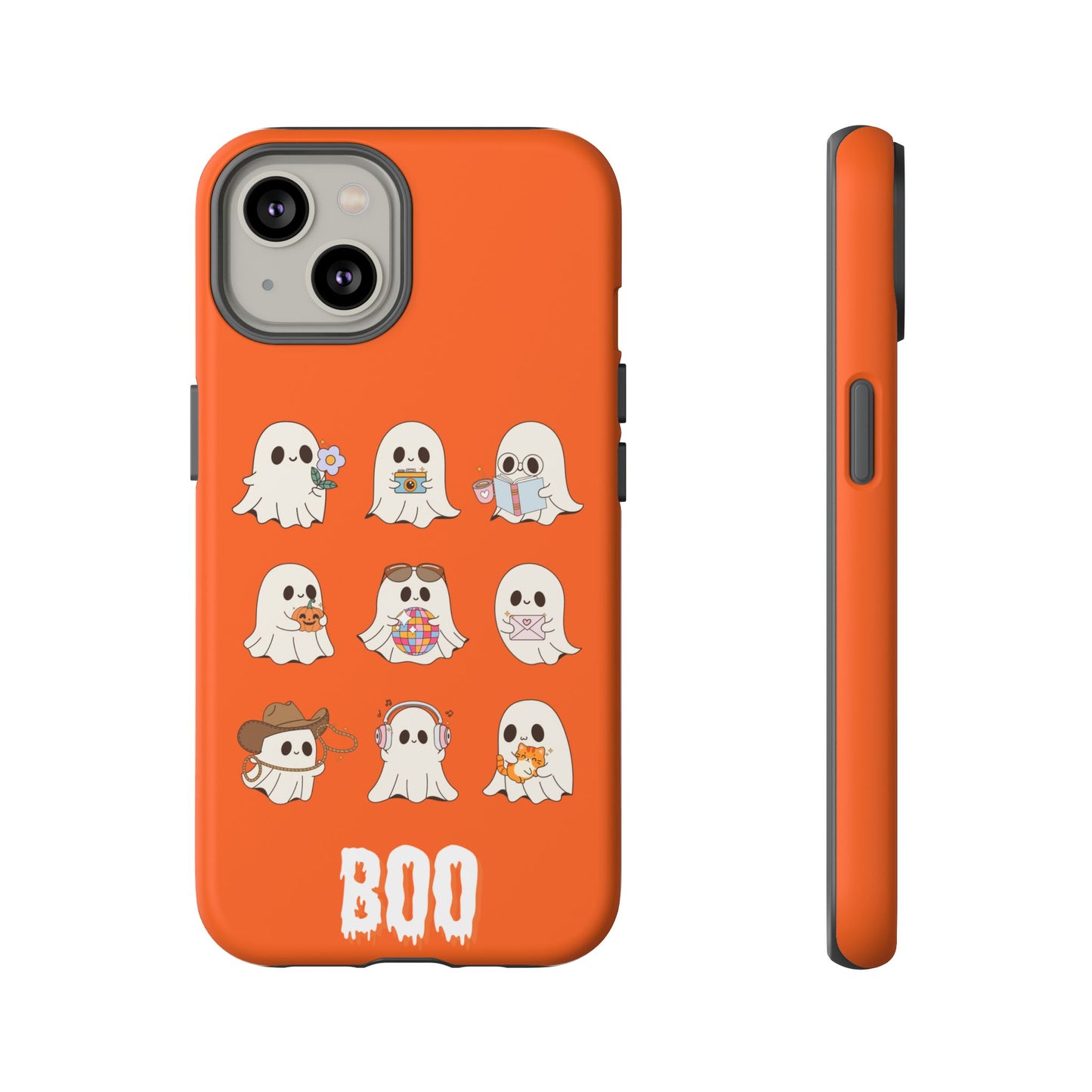 Ghostly Boo Phone Case, Halloween Cases, Cute Ghost Phone Cover, Trick-or-Treat Accessories, Spooky Gift for Halloween