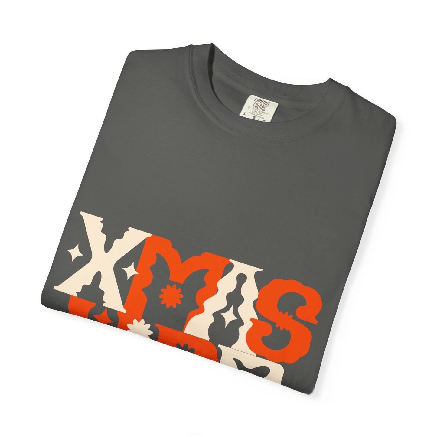 XMAS VIBE Unisex Garment-Dyed T-Shirt | Holiday Tee, Christmas Gift, Festive Apparel, Casual Wear, Vintage Style