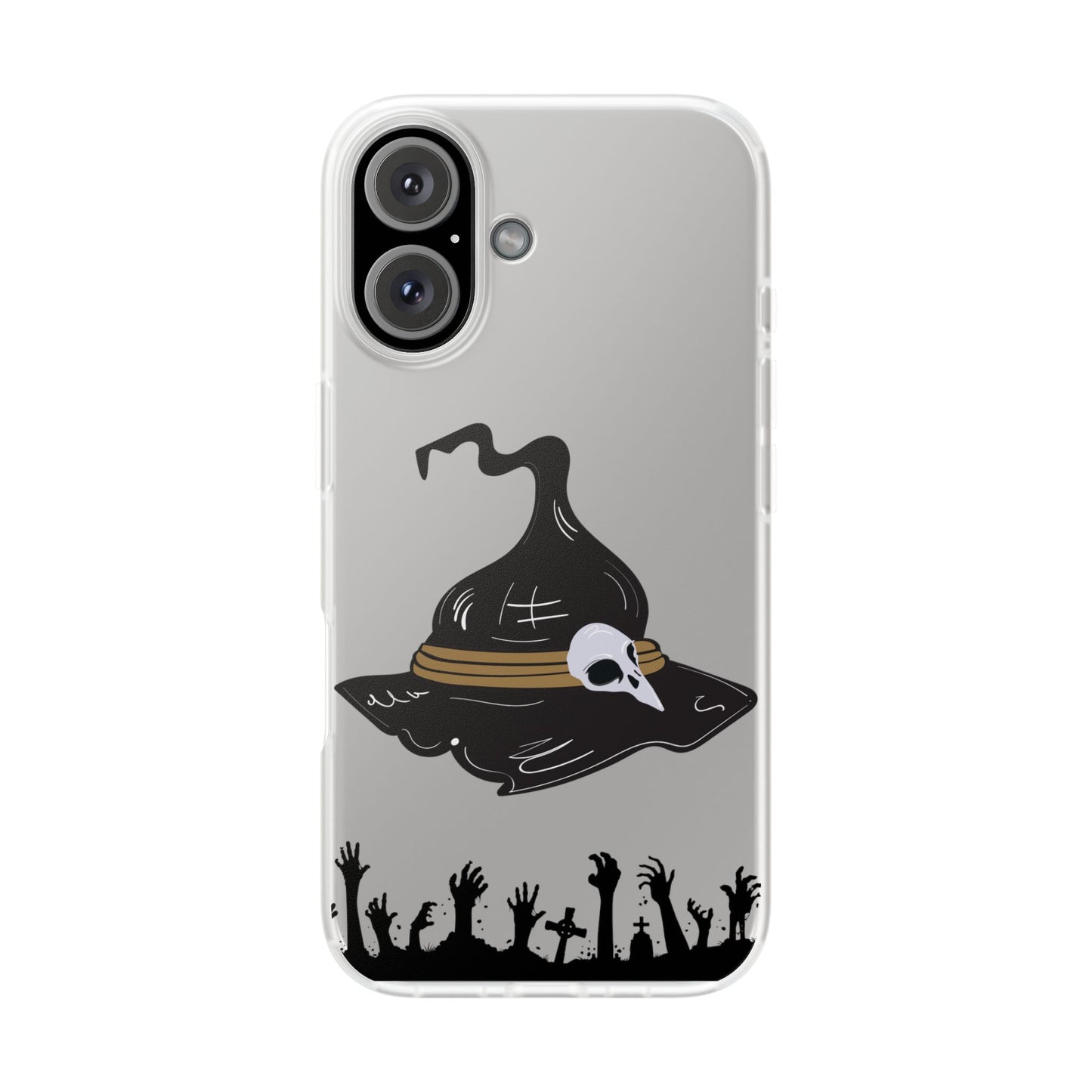 Halloween Witch Hat Flexi Cases, Spooky Phone Covers, Witchy Gift Ideas, Fall Decor, Unique Cellphone Accessories