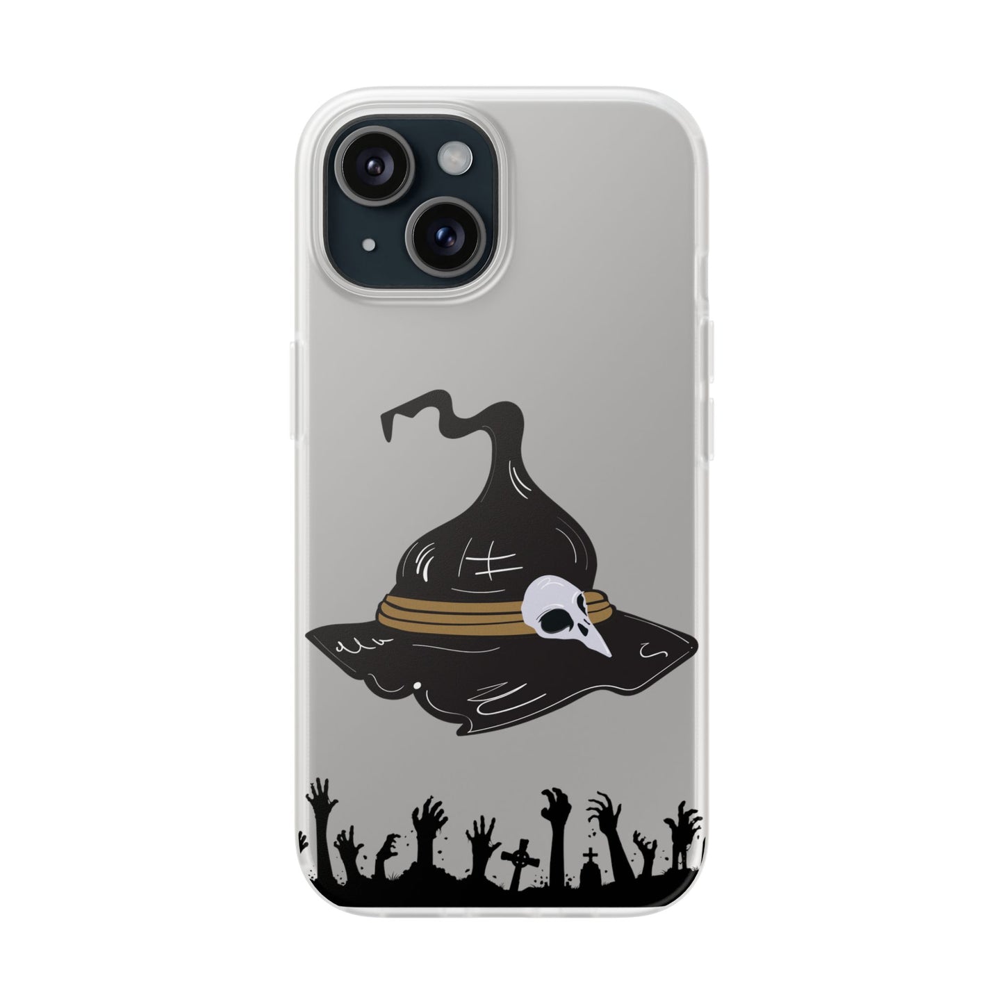 Halloween Witch Hat Flexi Cases, Spooky Phone Covers, Witchy Gift Ideas, Fall Decor, Unique Cellphone Accessories