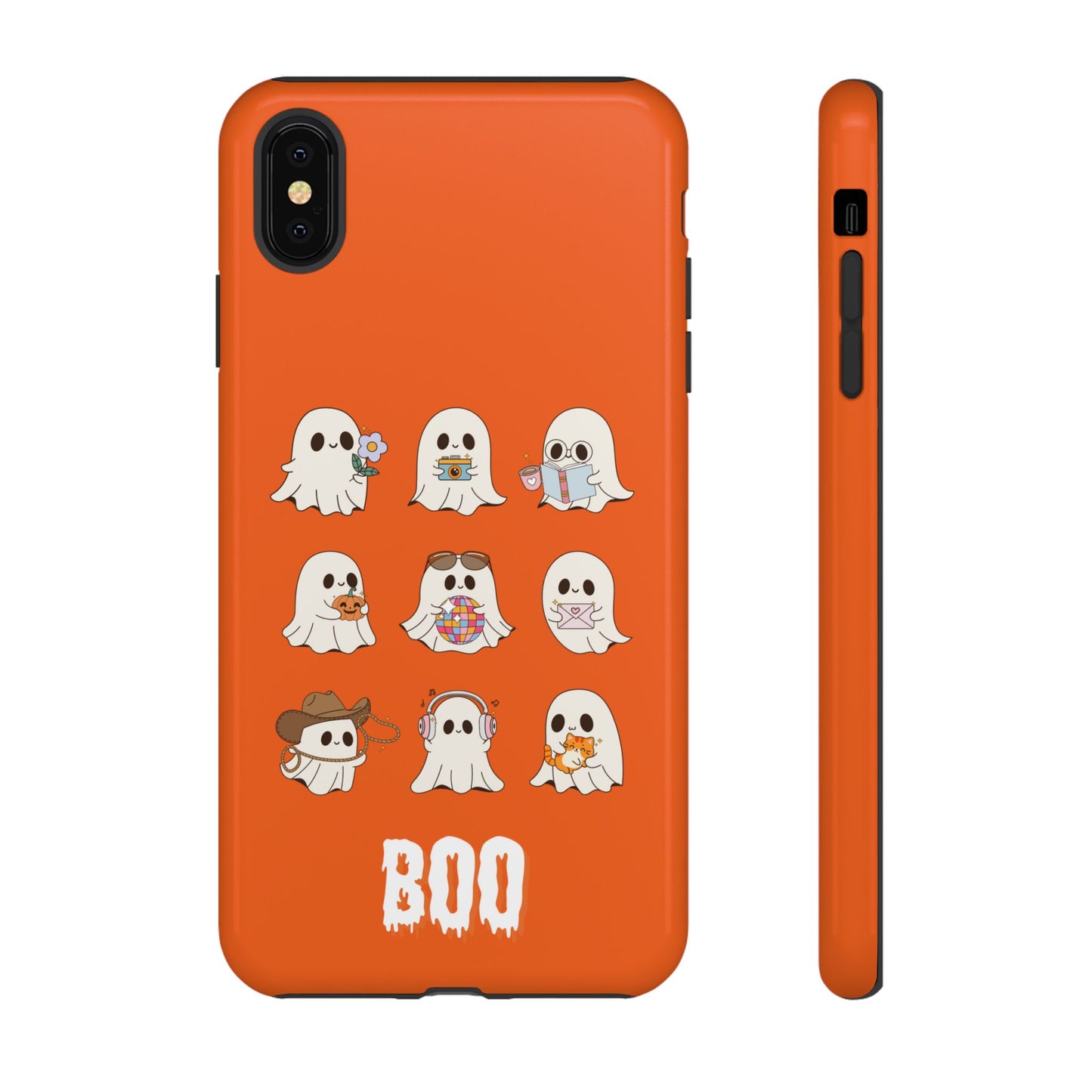 Ghostly Boo Phone Case, Halloween Cases, Cute Ghost Phone Cover, Trick-or-Treat Accessories, Spooky Gift for Halloween