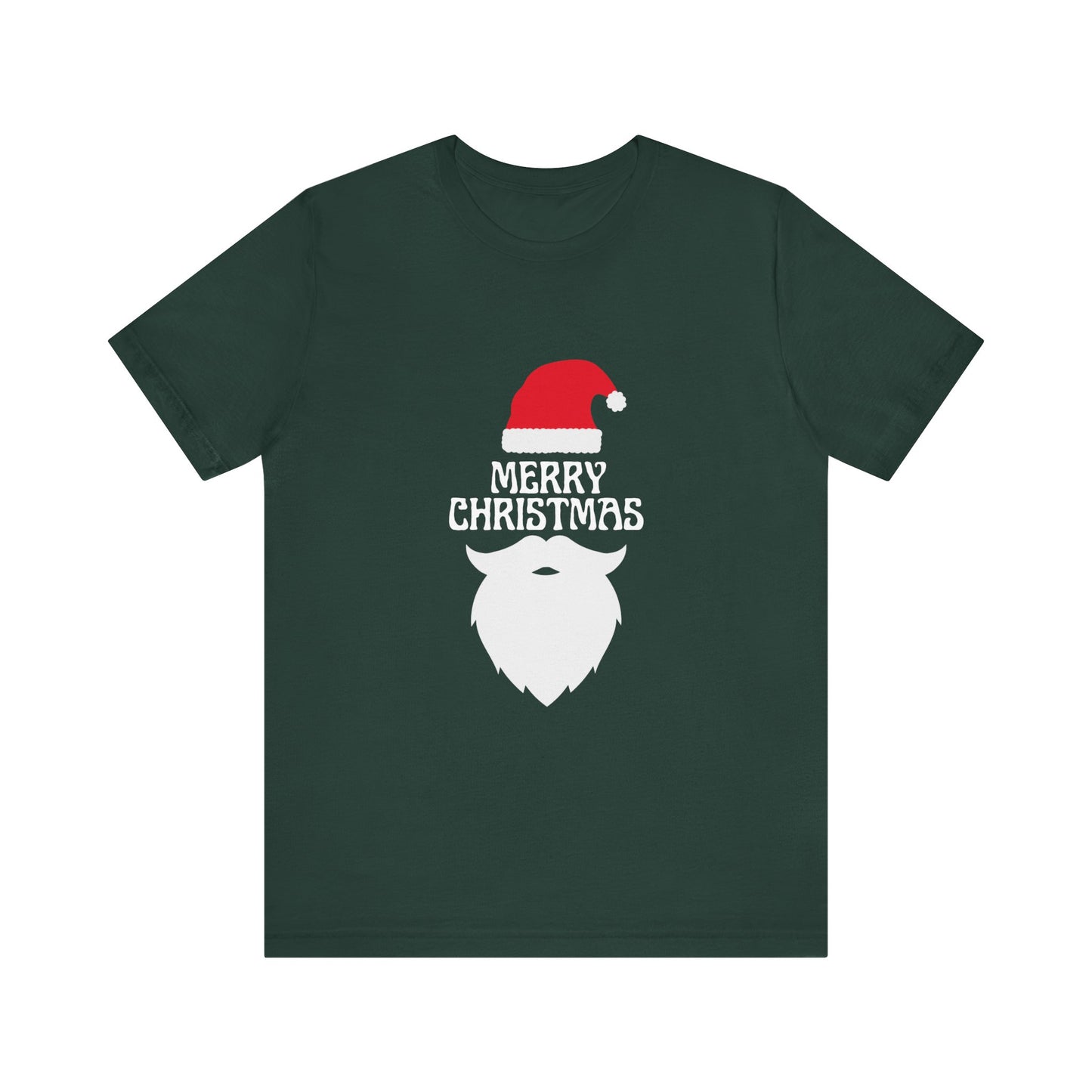 Merry Christmas Unisex Jersey Short Sleeve Tee, Holiday Apparel, Winter Fashion, Gift for Him/Her, Christmas Celebration, Festive Shirt