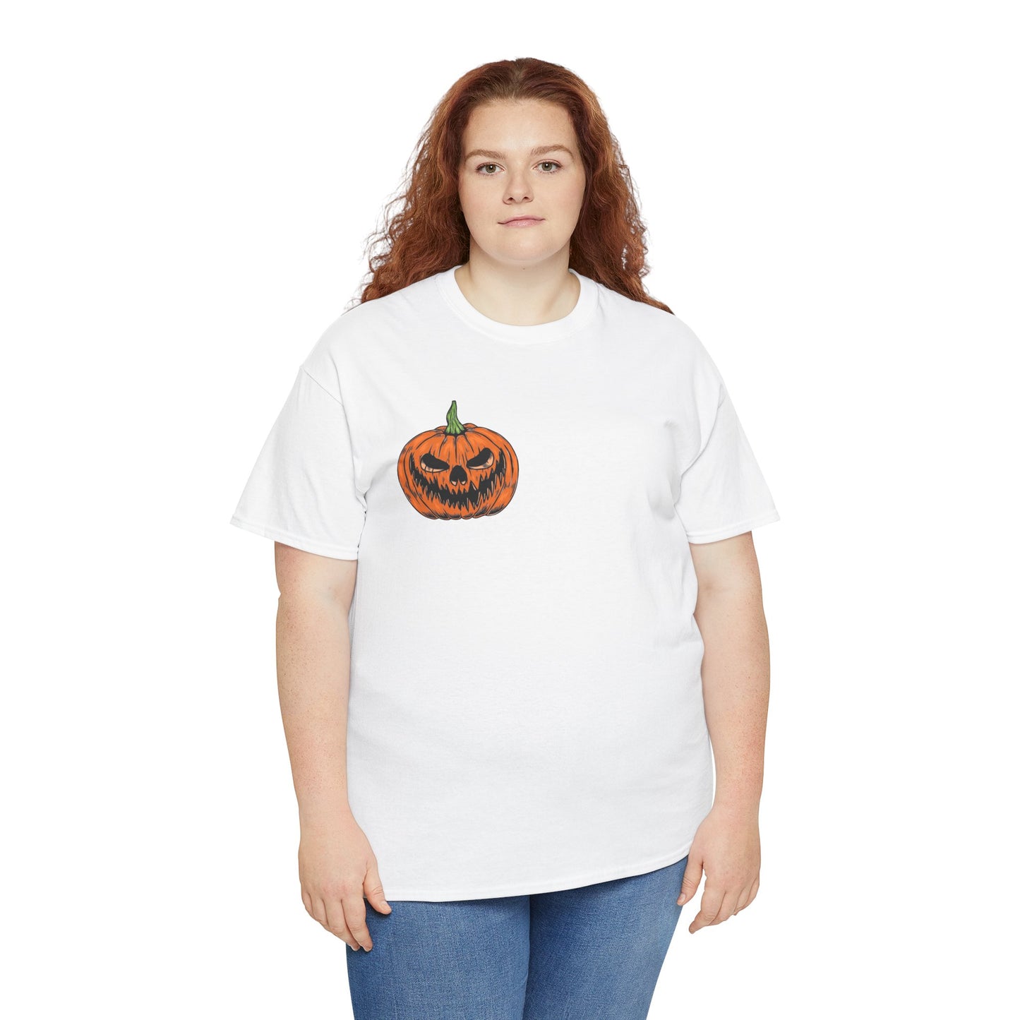 Halloween Unisex Tee, Spooky Pumpkin Shirt, Trick or Treat Graphic T-Shirt, Fall Clothing, Halloween Party Attire