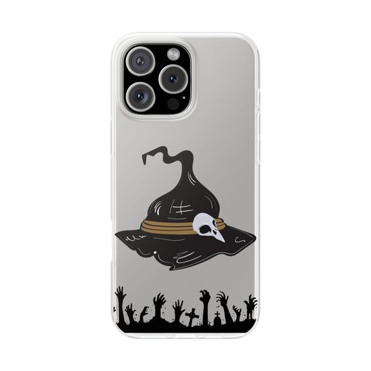 Halloween Witch Hat Flexi Cases, Spooky Phone Covers, Witchy Gift Ideas, Fall Decor, Unique Cellphone Accessories