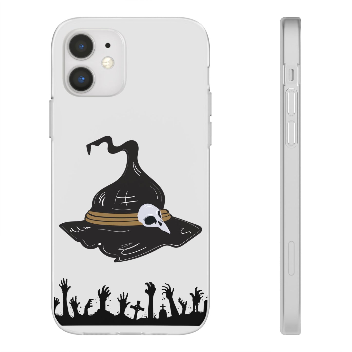 Halloween Witch Hat Flexi Cases, Spooky Phone Covers, Witchy Gift Ideas, Fall Decor, Unique Cellphone Accessories