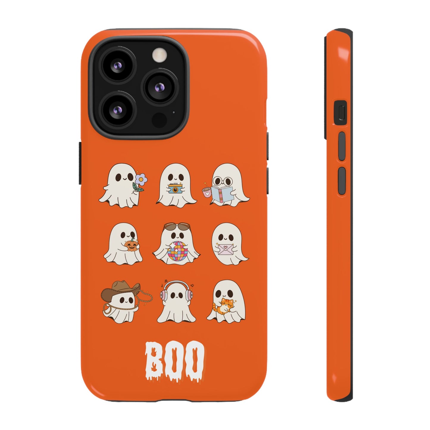 Ghostly Boo Phone Case, Halloween Cases, Cute Ghost Phone Cover, Trick-or-Treat Accessories, Spooky Gift for Halloween