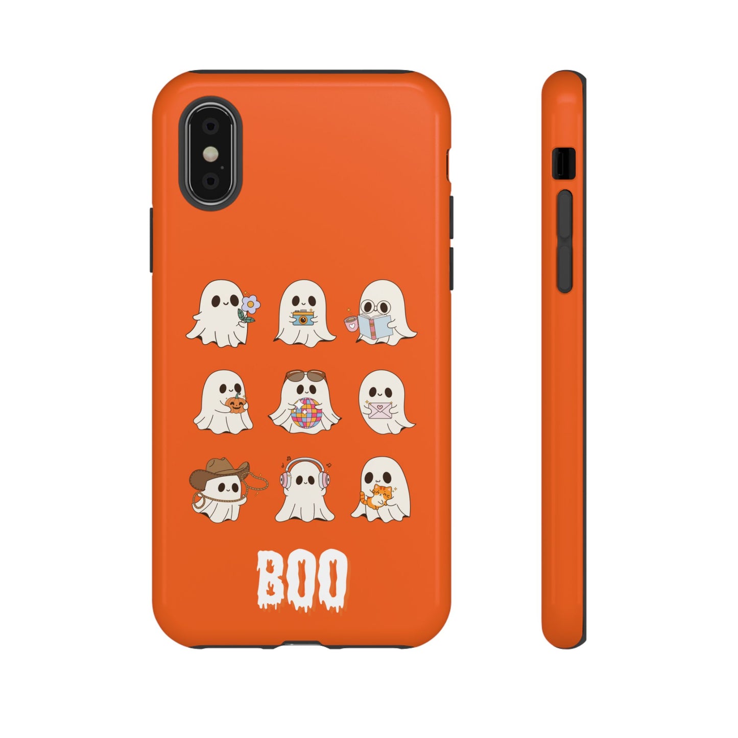 Ghostly Boo Phone Case, Halloween Cases, Cute Ghost Phone Cover, Trick-or-Treat Accessories, Spooky Gift for Halloween