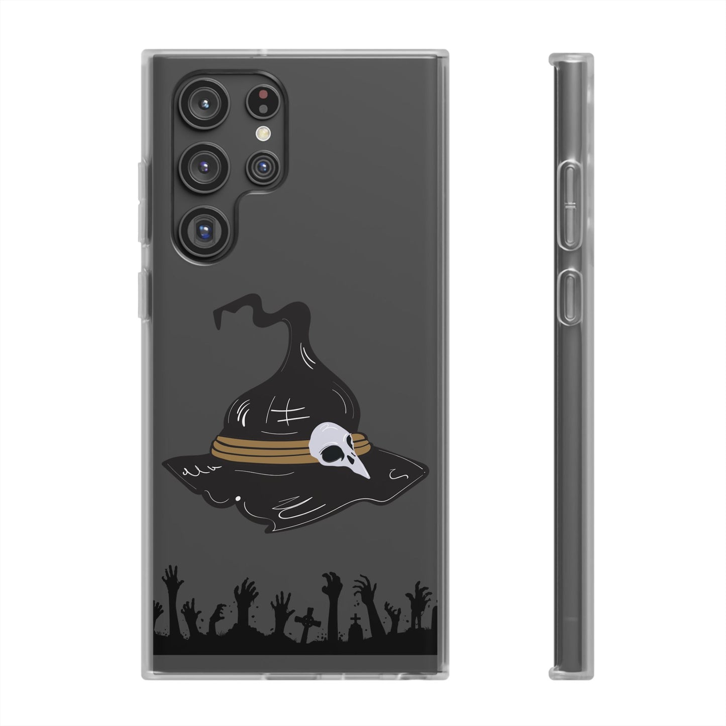 Halloween Witch Hat Flexi Cases, Spooky Phone Covers, Witchy Gift Ideas, Fall Decor, Unique Cellphone Accessories