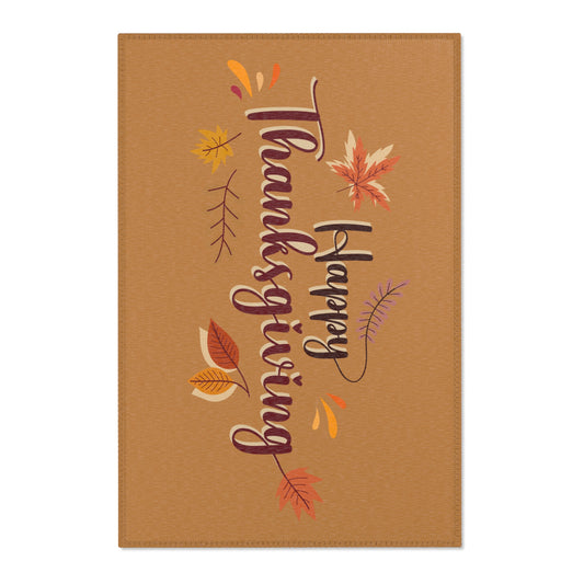 Thanksgiving Area Rugs, Happy thanksgiving, Cozy Autumn Decor, Seasonal Floor Mats, Harvest Celebration, Fall Home Accents