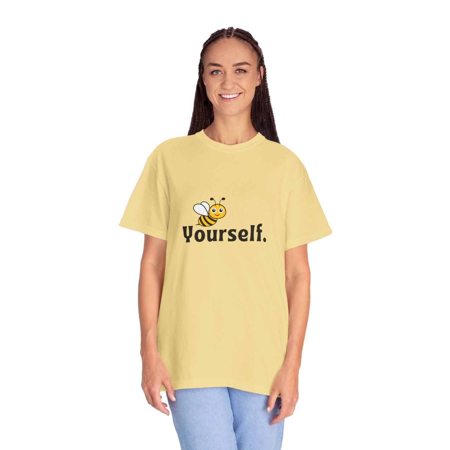 Bee Yourself Unisex T-shirt, Fun Graphic Tee, Casual Wear, Home or Outdoor Activities