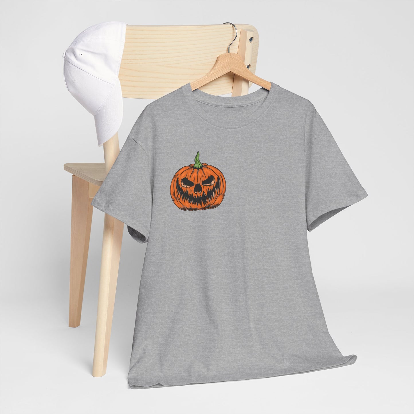 Halloween Unisex Tee, Spooky Pumpkin Shirt, Trick or Treat Graphic T-Shirt, Fall Clothing, Halloween Party Attire